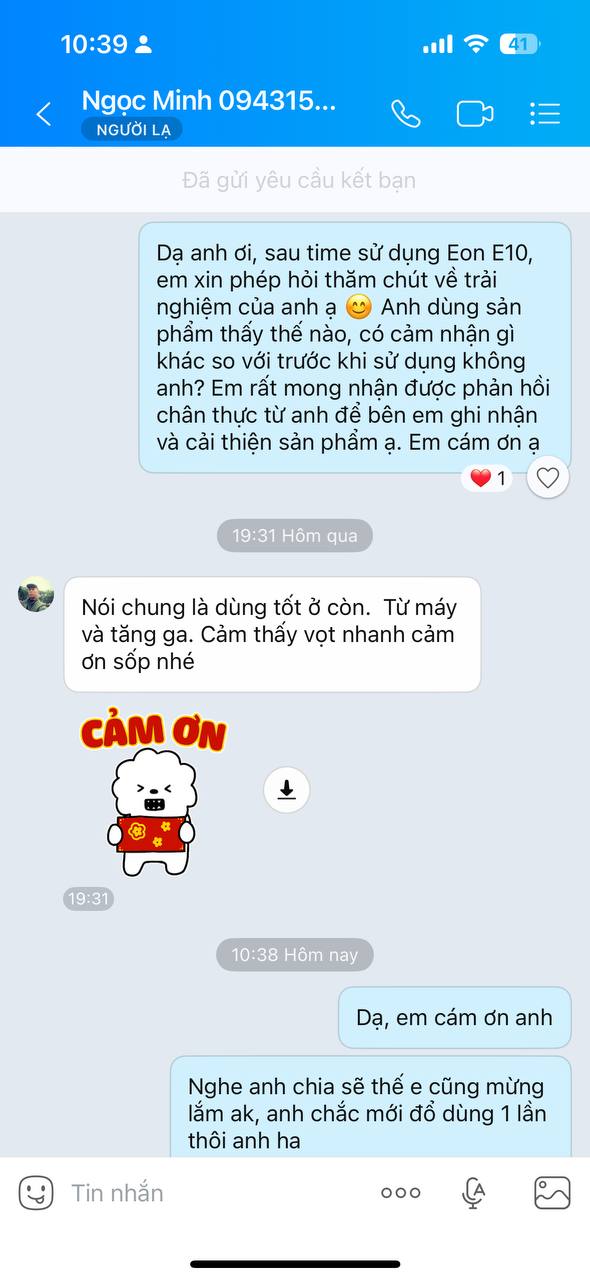 Phản hồi từ khách