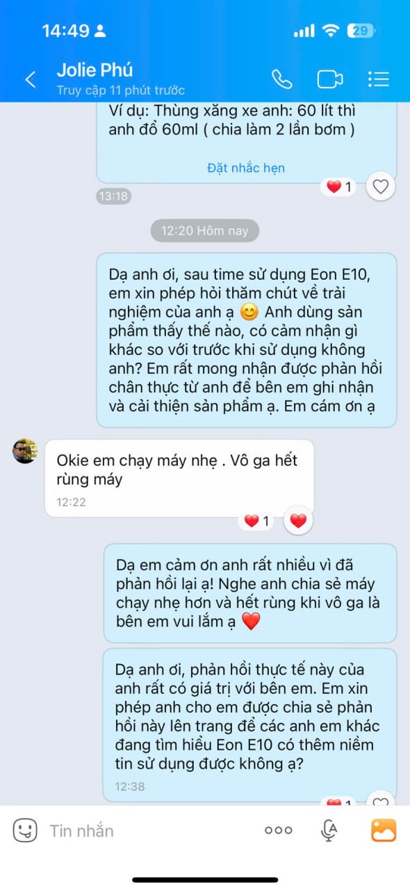 Phản hồi: hết rùng khi vô ga
