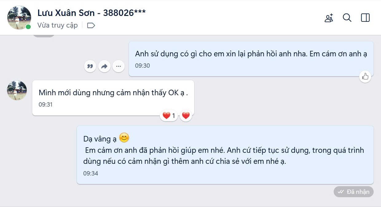 Phản hồi từ khách
