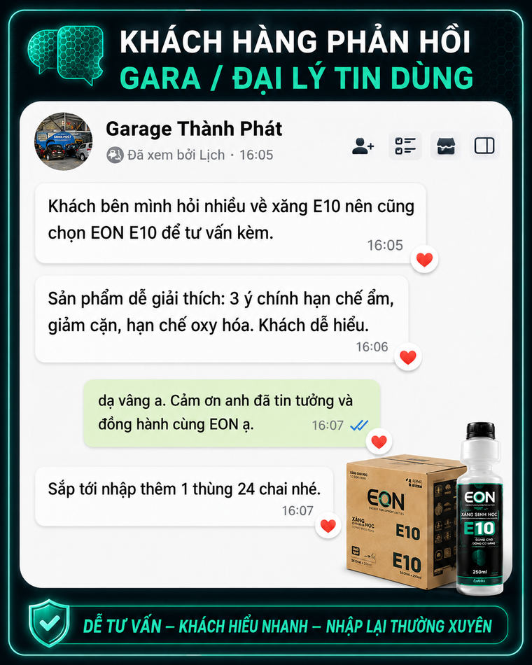 Phản hồi Garage Thành Phát